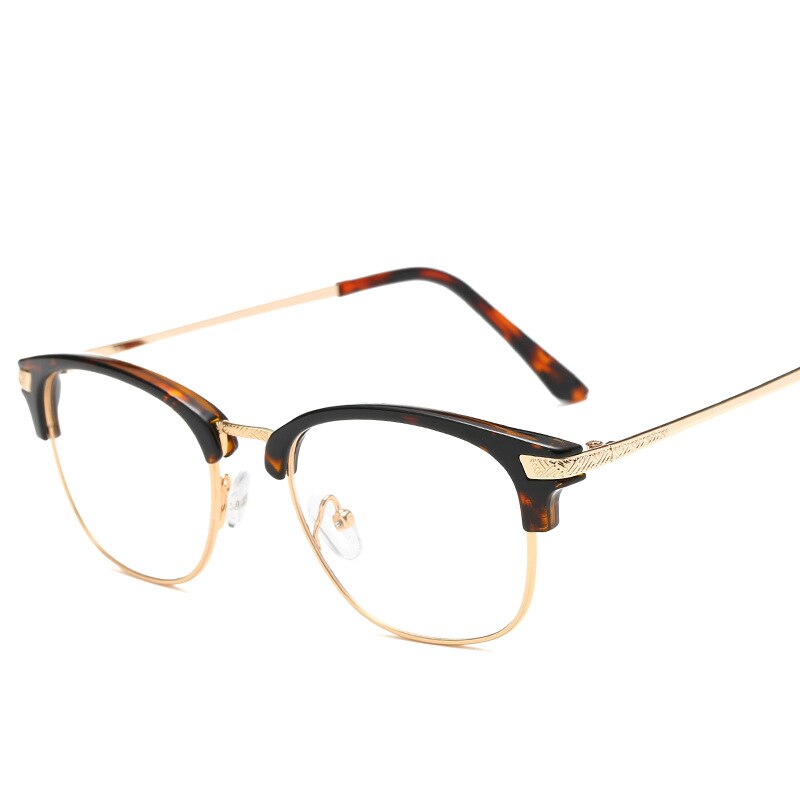 Vintage Half Frame Semi-Rimless Horn Rimmed Style ... – Vicedeal