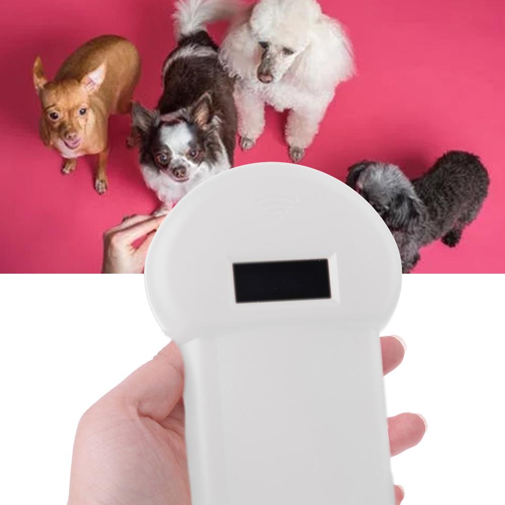 Handheld Protable Haustier Chip Leser Scanner Ebene Mikrochip Anerkennung Leser für Katze Hund Transponder in Gepolsterten fallen