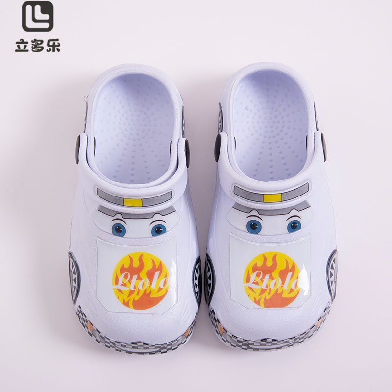 Kids Mule Boys Clogs Sandals Slippers: White / 27-28