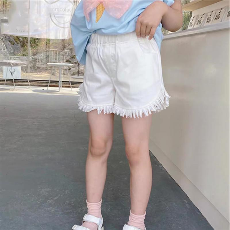 Bébé fille été Shorts filles coton jean rose Denim pantalon court pour filles enfants enfants pantalons bas enfant en bas âge: P5 / 4T