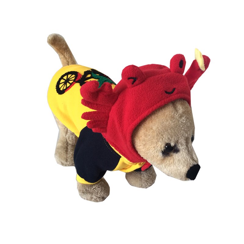 Hond Halloween Kostuum Cap Mooie Hoed Voor Puppy Teddy Rode Krab Hond Kat Grooming Accessoires Apparels