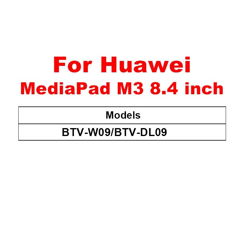 Verre trempé pour Huawei T5 10 verre tablette protection d'écran pour Mediapad M5 lite Pro M6 10.8 8.4 M3 Lite 10.1 8 T3 Film: Huawei M3 8.4