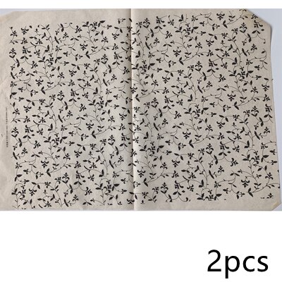 Papel de transferencia artístico para cerámica, calcomanías de cerámica de alta temperatura, herramientas de arcilla polimérica, 2 uds.: 5-2pcs