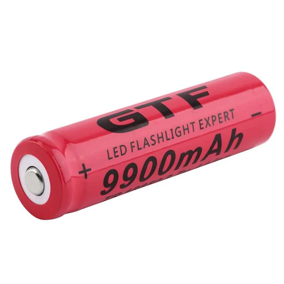 18650 battery 3.7V 9900mAh rechargeable Li-ion battery for Led flashlight Torch battery lithium battery charger