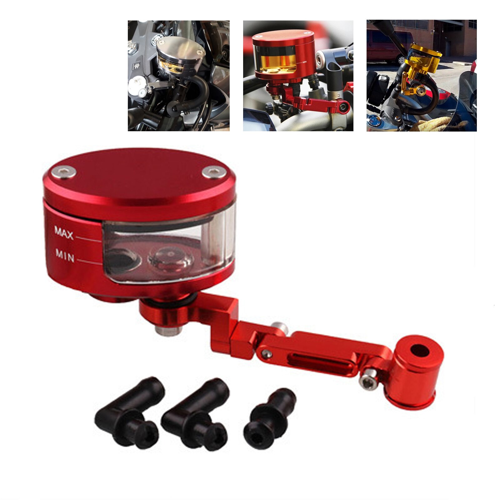 Universele Motorfiets Rem Koppeling Tank Cilinder Fluid Olie Reservoir Cup Voor Honda Yamaha Ducati Suzuki Kawasaki