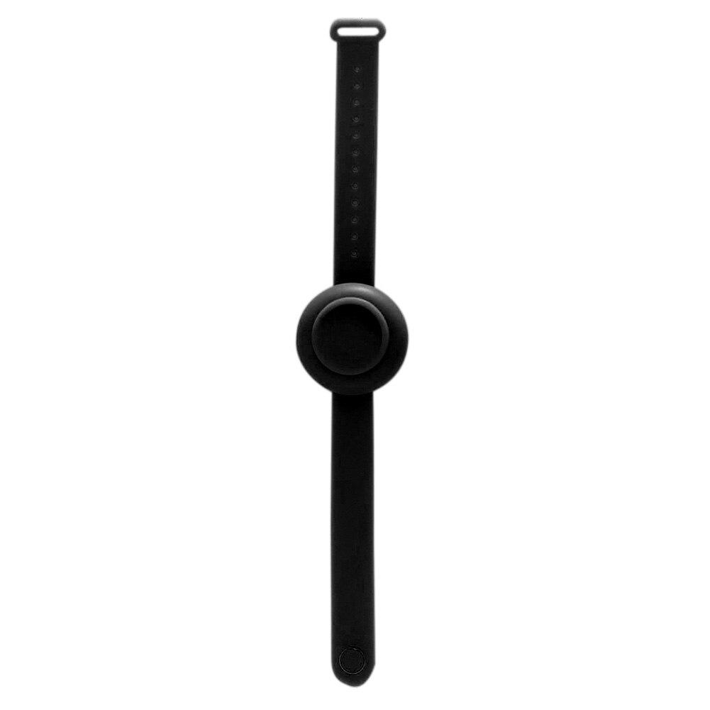 Adult Kid Hand Sanitizer Hand Belt Washing Gel Alcohol Dispensed Bracelet Silicone Watchbands Beak Bottle Dispenser Pumps: Black