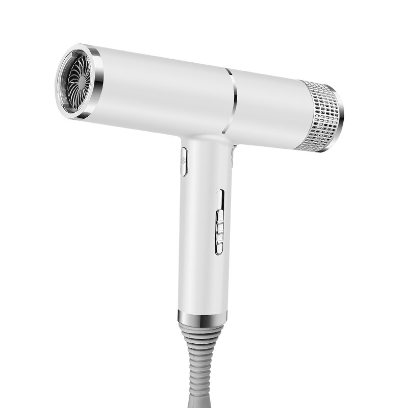 Professionele Haardrogers Licht Weighte Föhn Salon Droger & Cold Wind Negatieve Ionische Haar Stijl Tool: white / UK
