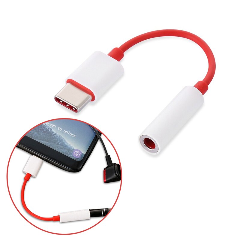 USB Type C To 3.5mm Earphone Jack Adapter Audio Cable Connector for One Plus 7 Usb-c Music Converter Oneplus 6T 7 Pro Universal