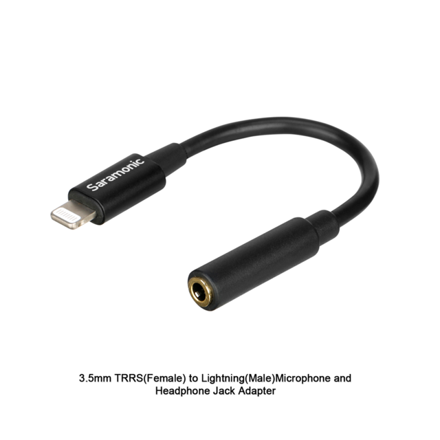 Saramonic SR-C2002 Vrouwelijke 3.5Mm Naar Apple Mfi Certified Bliksem Microfoon Kabel Compatibel Met Iphone, Ipad Smartphones &amp;: Default Title