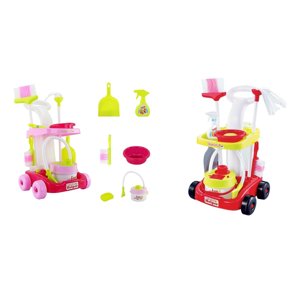 Lot of Children Cleaning Set, Pretend Home Appliance Toy Cleaning Supplies
