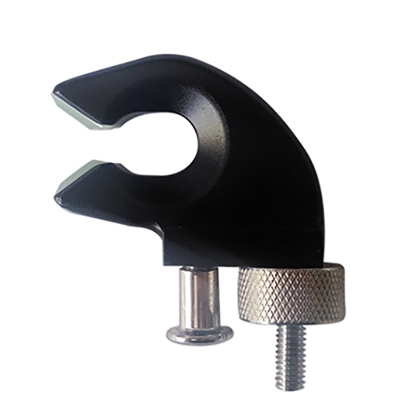 Alpha 1pc badmintonstrengemaskine klemme-trækværktøj specialklap c-clip fastgørelsesklemme 1.8cm: Sort -1pc