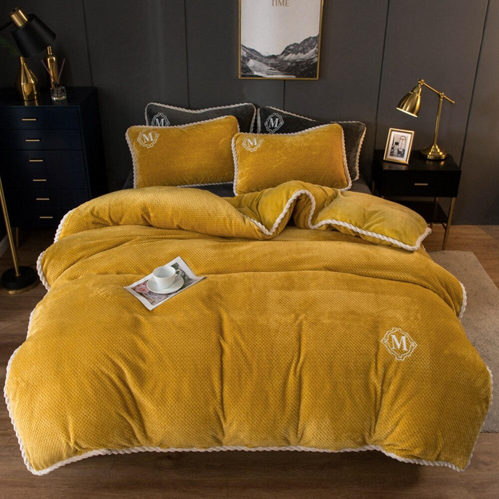 Housse de couette en flanelle rouge vin, ver doux, housse de couette en molleton, 1 pièce, épaisse et chaude: 5 / 150X200cm(1pcs)