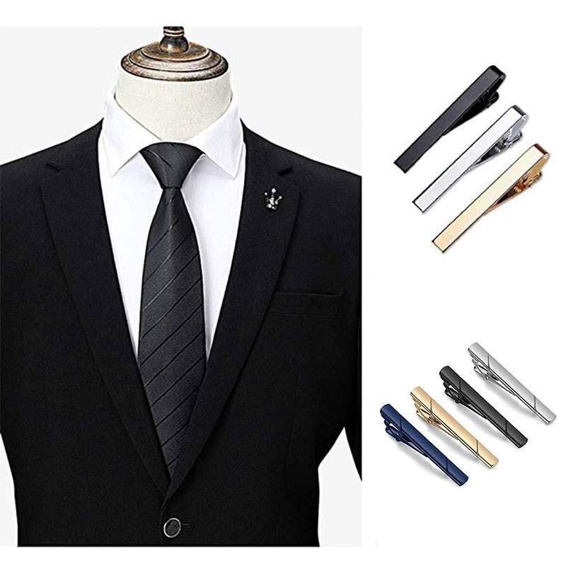Tie Clip Voor Mannen Zakelijke Aangelegenheden Geen Verkleuring Mannen Stropdas Clip Set Heren Accessoires