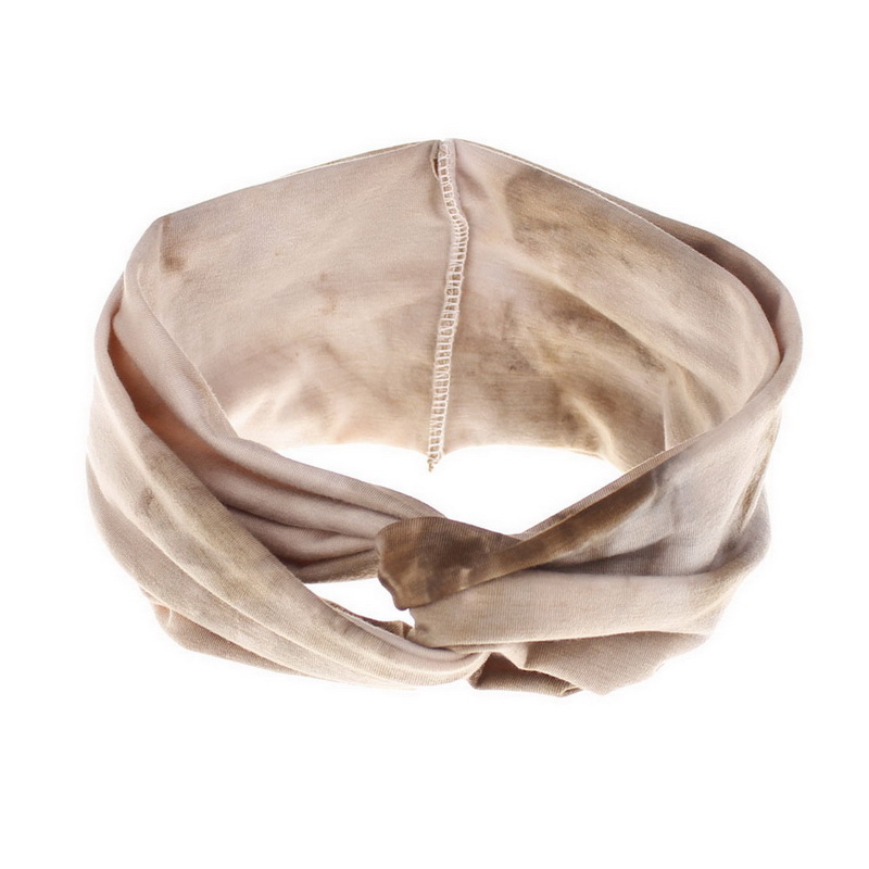 Vrouwen Geknoopt Hoofdband Zomer Bohemen Gradiënt Brede Stretch Haarband Voor Meisjes Elastische Tulband Bloem Headwears Accessoires