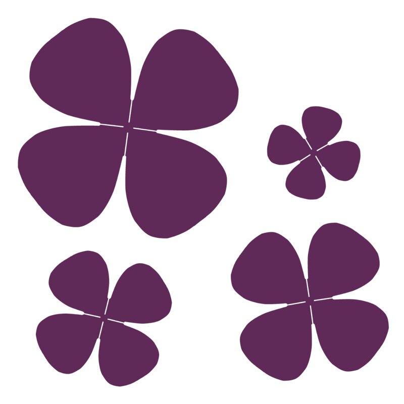 Metal Cutting Dies Four Leaf Clover Posies Shape For DIY Scrapbooking Album Card Making Stencil Embossing Dies