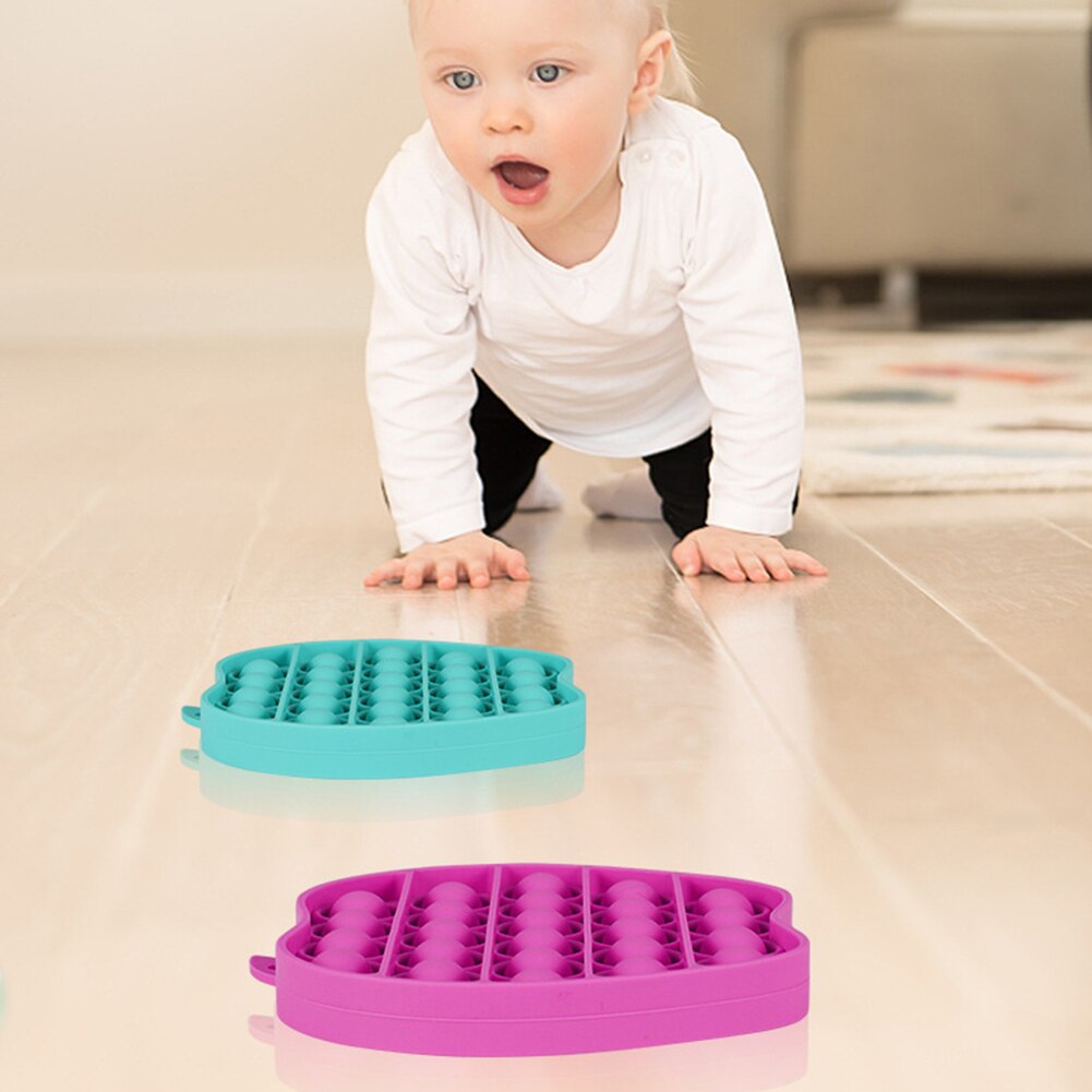 Push Bubble zabawki typu Fidget pop it autyzm specjalne potrzeby Stress Reliever pomaga złagodzić stres i zwiększyć ostrość miękkie wycisnąć zabawki