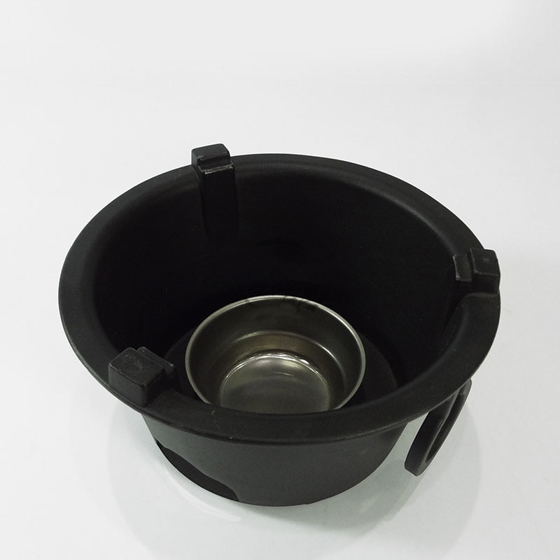 Vintage wooden pot set chafing dish holder liquid alcohol stove heater 19m black cooker Buffet server Food Tray Warmer