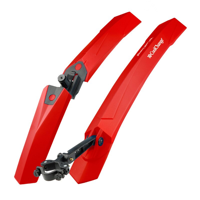 None Portable Bicycle Fenders Cycling Mountain Bike Mud Guards Mudguard Set 4Colors guardabarros bicicleta mtb: Red