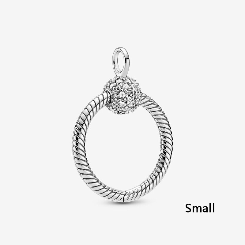 Colgante de plata de ley 925 con forma de pavé pequeño, accesorio Original para collar, joyería, novedad de otoño,