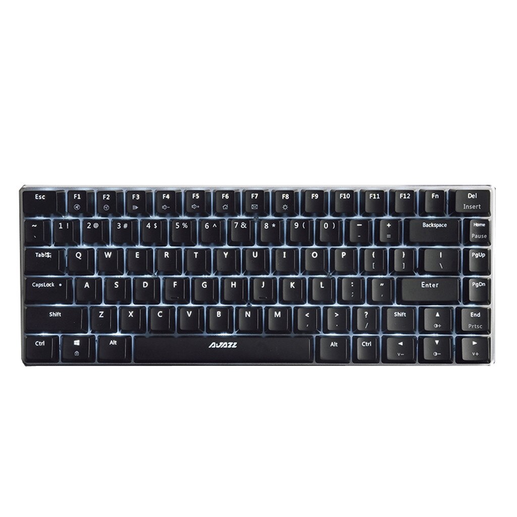 Gaming Keyboard AK33 Mechanical Keyboard Blue Black Switch 82-Keys Backlit Wired Computer Keyboards Gamer for PC Laptop Games