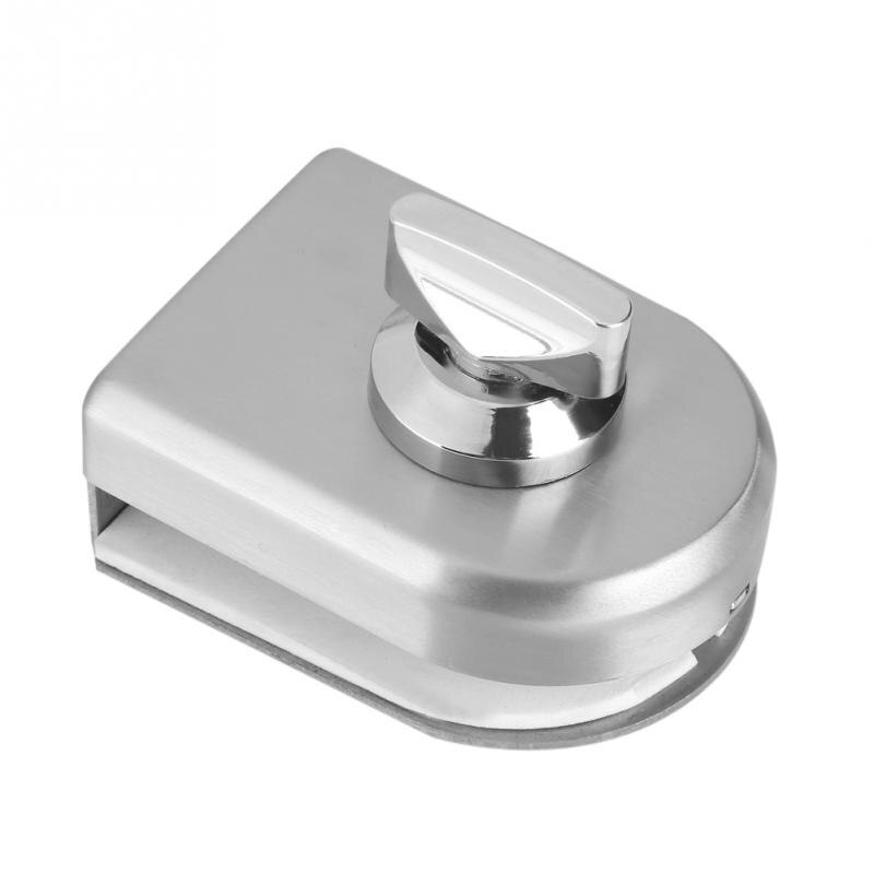 Edelstahl Glas Türschloss Mit Aluminium Legierung Inneren Kern Für 10 ~ 12mm Dicke Rahmenlose Gehärtetem glas Tür
