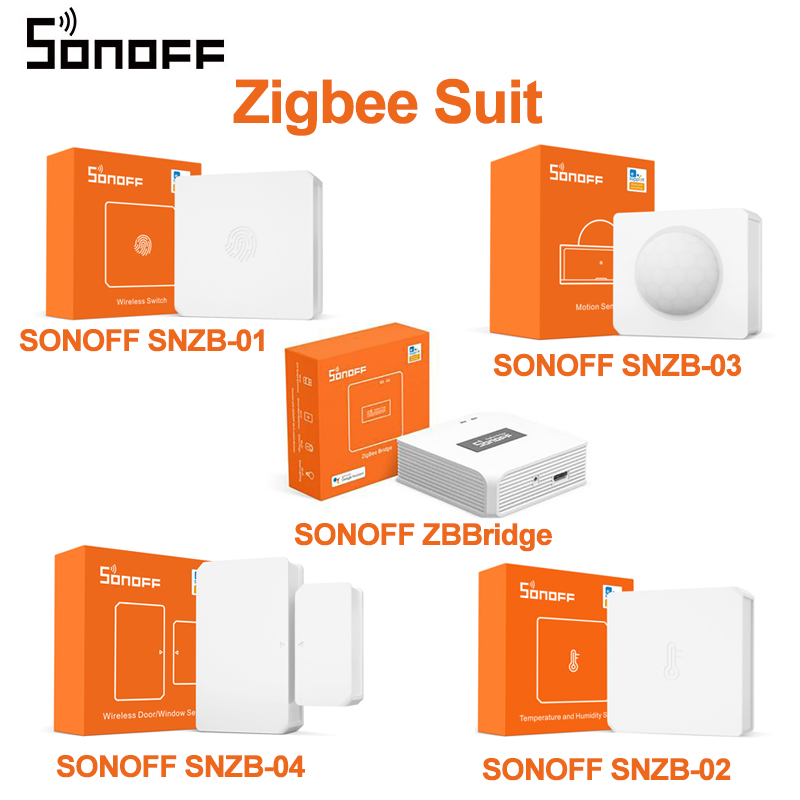 Sonoff zigbee temperatur- og fugtighedssensor / zb dongle-p usb plus e-welink kontrolstøtte alexa google home sonoff zbbridge: Sonoff zigbee dragt