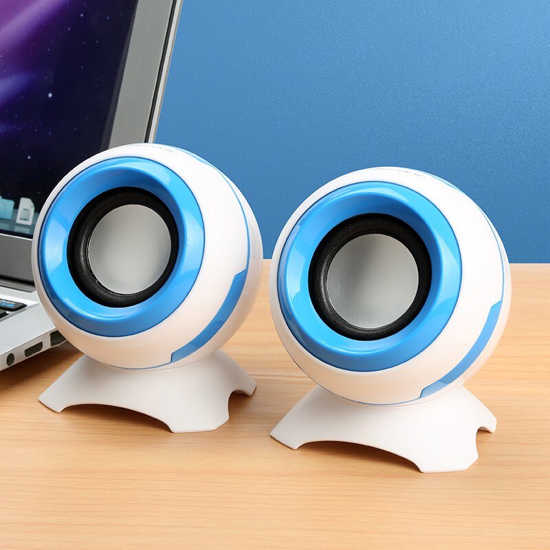 Mini Computer Speaker Wired Speaker 3D Stereo Sound Box Bass Horns For Laptop Desktop Phone Powerful Music Player Loudspeakers: 03