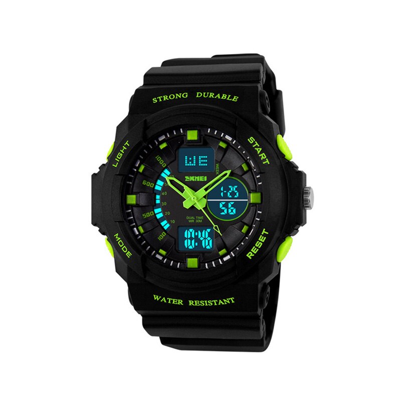 Kids Watches Sports Quartz Children Digital Watch Relojes SKMEI Brand Outdoor Quartz-Watches Boys Wristwatches: 1061 kids green