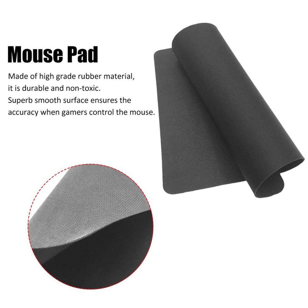 Universal Mouse Pad Mat Precise Positioning Anti-Slip Rubber Mice Mat For Laptop Computer Tablet PC Optical Mouse Mat 22*18cm