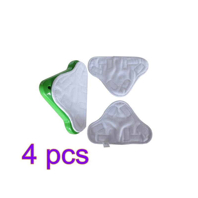 4Pcs Microfibre Steam Mop Floor Washable Replacement Pad Steam Mop Floor Replacement Microfibre Head For H2O H20 X5 Floor Pad: 4 Piece