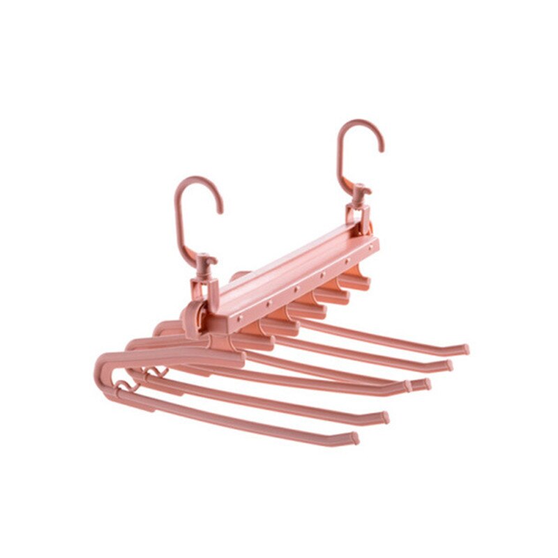 Opvouwbare Broek Rack Planken Multifunctionele Broek Hangers Ruimtebesparend Multi Broek Hanger: 6