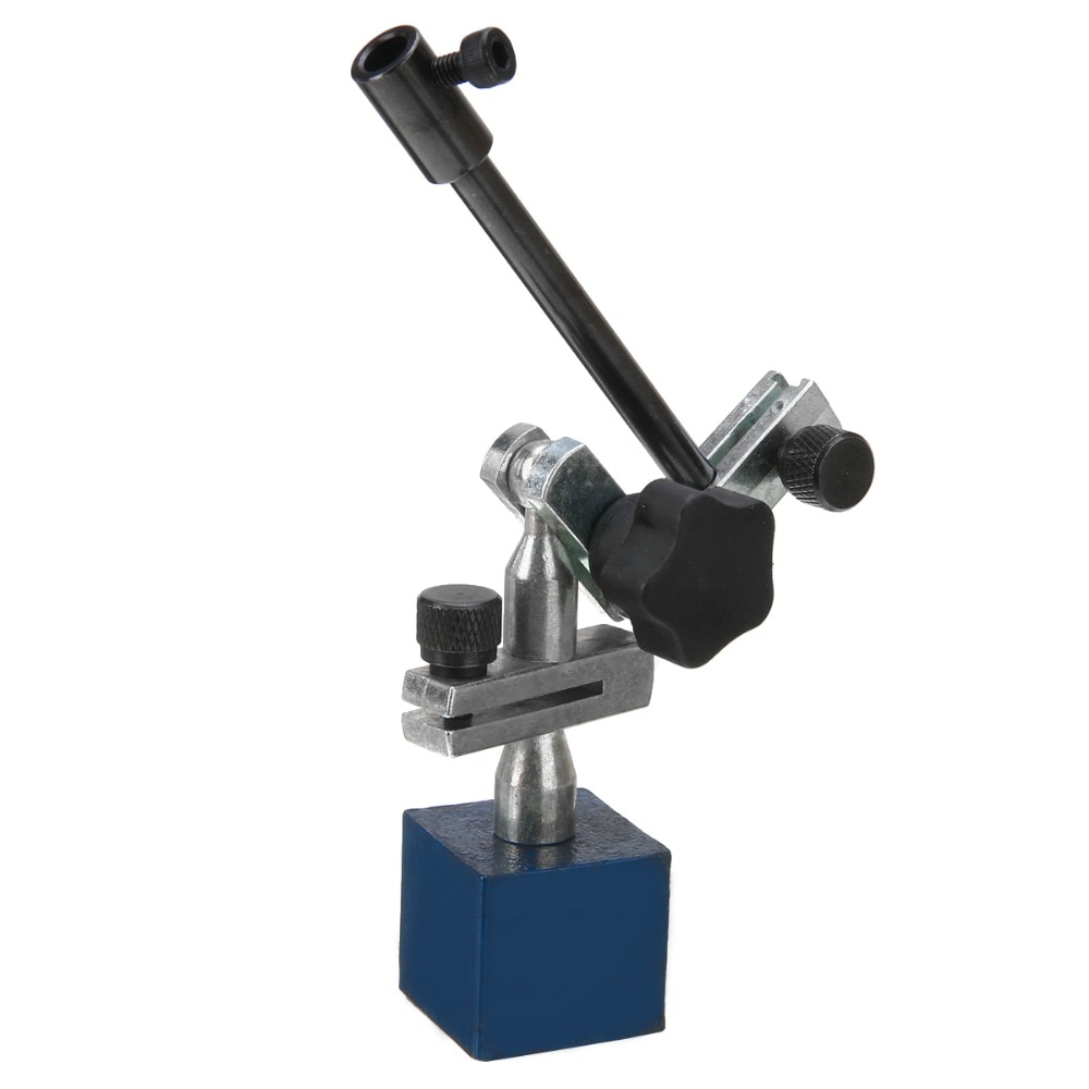 1 Set Dial Test Indicator Gauge + Magnetic Base Holder Stand + 3/8" 5/32" Dovetail Clampsw/ Molded Case