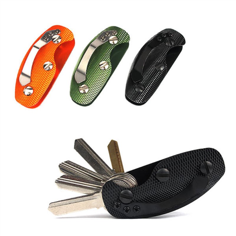 Auto Smart Key Portemonnee Houder Functie Metalen Ketting Ring Collector Rits Mannen Vrouwen Case Tas Huishoudster Keys Organizer Sleutelhouder