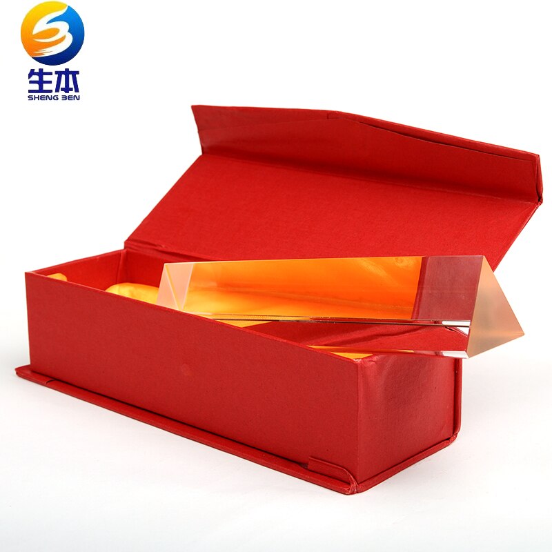 Tres prisma super 18cm sección transversal 4cm equilátero grande ultra largo tres prisma escuela primaria y secundaria científico experi