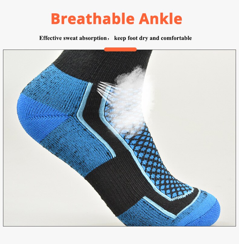 Neue Männer Frauen Kind Skifahren Socken Winter Outdoor Sport Snowboard Wandern Ski Socken Wärmen Dicker Baumwolle Thermosocks