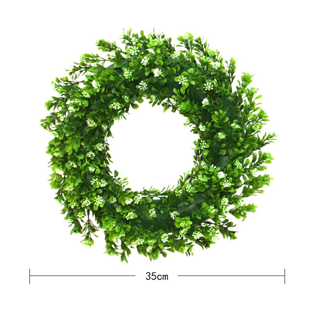 Artificial Green Plant Wreath Simulation Green Plant Garland Home Office Decor Artifici festival fHome Wedding Decoration indoor