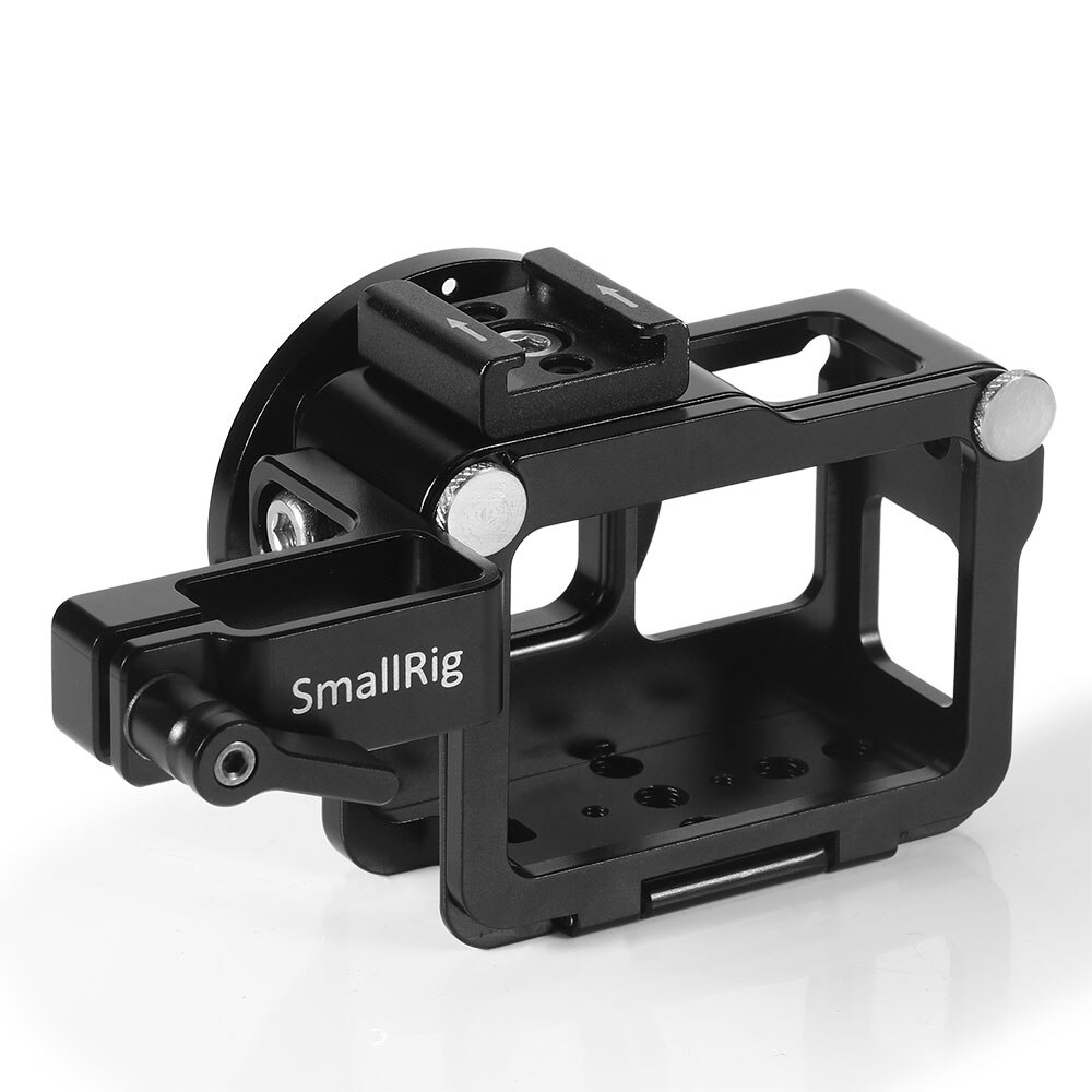 Smallrig Actie Camera Vlogging Kooi Voor Gopro Hero 7 / 6 / 5 Voor Microfoon Flash Licht Diy Opties Aluminium case CVG2320