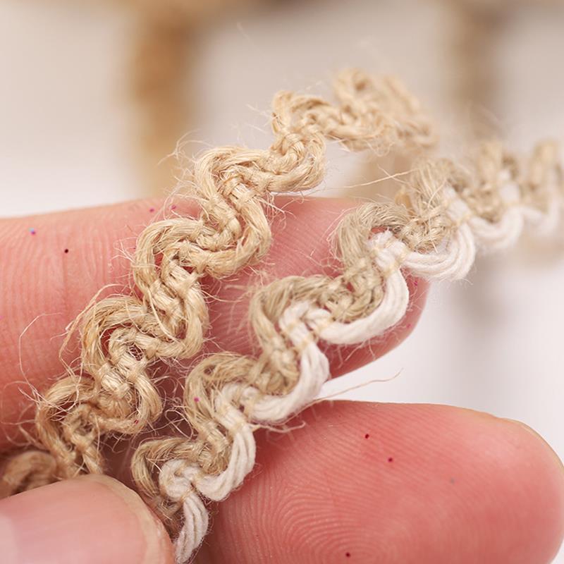 Hilo de Yute Natural de 5M, cuerda de arpillera de cáñamo, hilo para envolver de boda, bricolaje, decoración artesanal de floristería para Scrapbooking