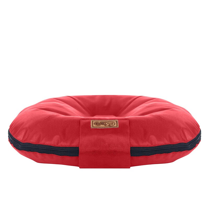 S/m/l/xl/xxl medium og stor hundekennel kæledyrsseng hus varm blød rede hvalpe kennelsofa kat hus kat sovepose seng: Rød / L 90 x 80 x 10cm