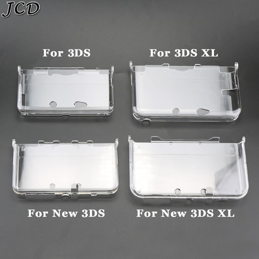 Jcd In Bulk Plastic Clear Crystal Beschermende Hard Shell Skin Case Cover Voor Nintend 3DS 3DS/3DS xl 3DS Xl Console Games