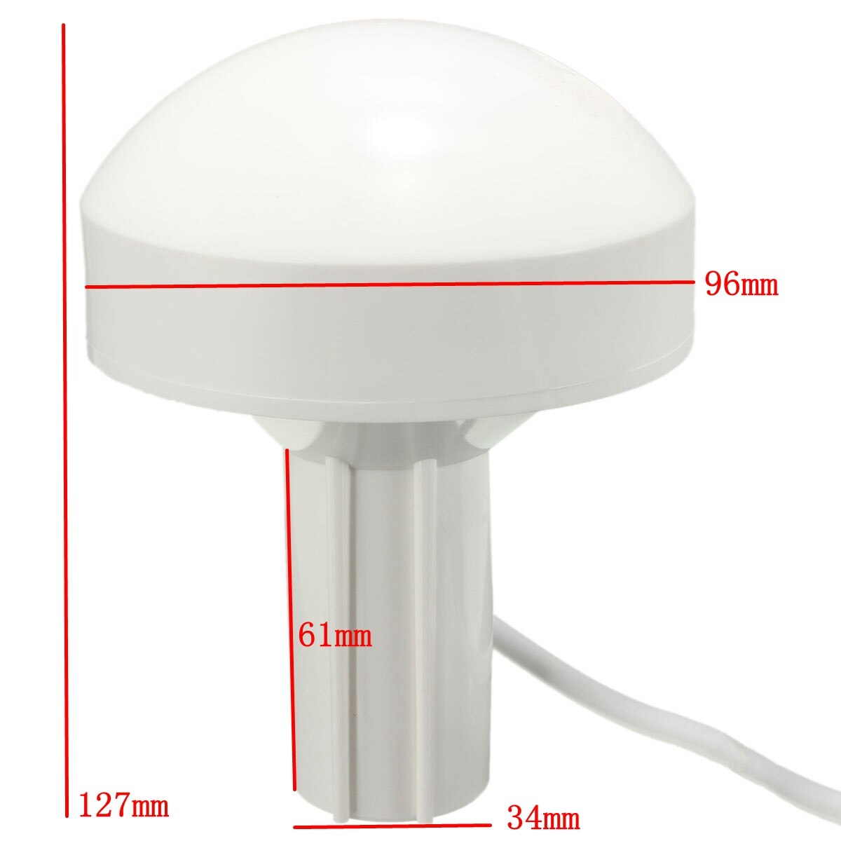 GPS Active Marine Navigation Antenna 10 Meters With BNC Male Plug Connector