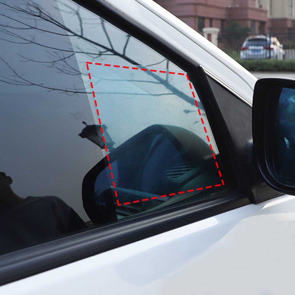 Bil sidevindue film hd anti-tåge anti-ridse nano belægning vandtæt bakspejl beskyttende film 2 stk