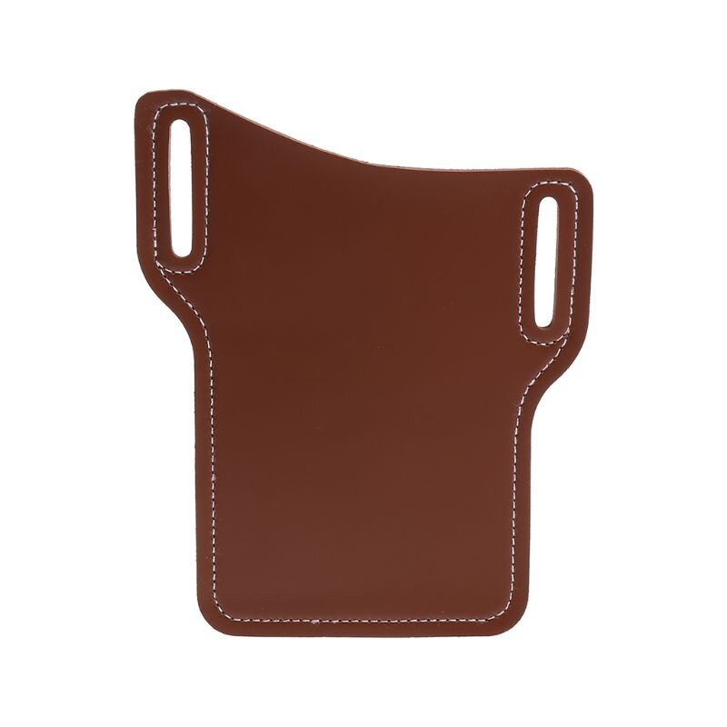 Mobile Phone Carrier Belt Pouch Men Cell Phone Loop Holster Case Belts Waist Bag Props PU Leather Purse Wallet: Yellow Color