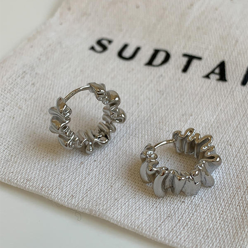 Metallörhängen för kvinnor vintage hoop örhängen trend klassisk fest bröllop hängsmycken: Antik bronspläterad