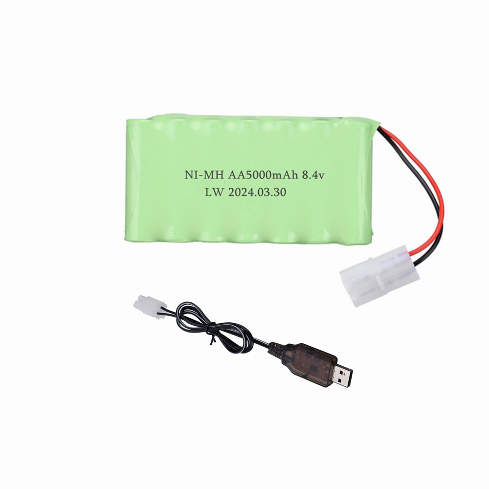 3.6V/4.8V/6V/7.2V/8.4V/9.6V/12v 5000mah NI-MH AA 3000mah Rechargeable Battery Pack For Remote Control Toys Electric Car SM Plug: Chocolate
