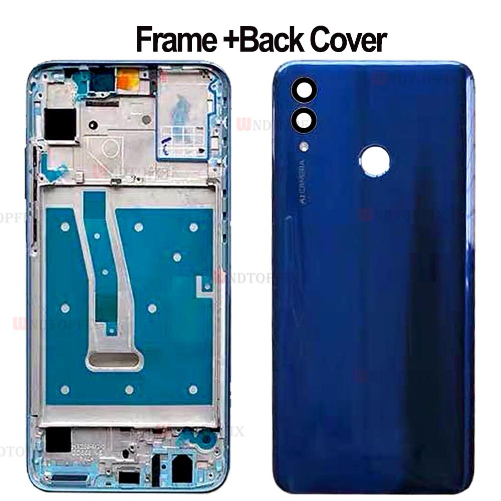 Huawei honor 10 lite -kotelolle keskimmäinen etukehys runkolevyn varaosat honor 10 lite -takakansi