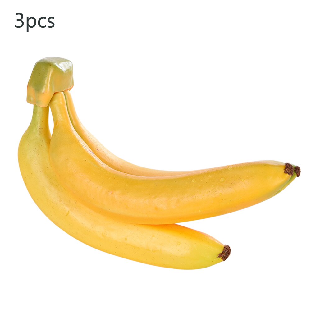 Banaan Bos Kunstmatige Vruchten Nep Banaan Cognitieve Leermiddelen Eva Plastic Fruit Winkel Winkel Display Decor Bruiloft Benodigdheden