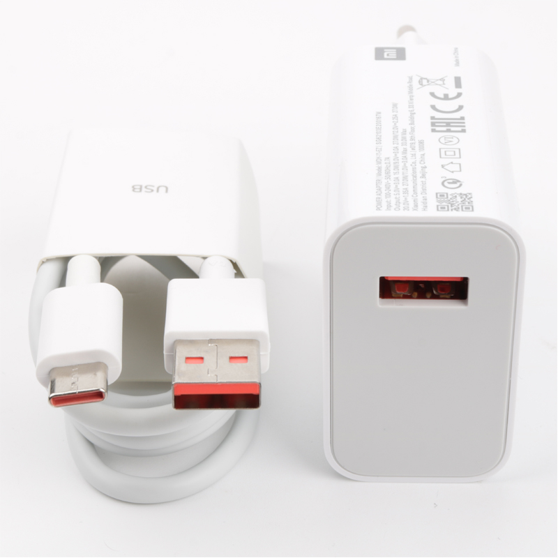 33W charger xiaomi eu Turbo Charge type C cable For Xiaomi redmi note 9 pro POCO X3 nfc Mi 10 9 9t pro note 10 10X LITE