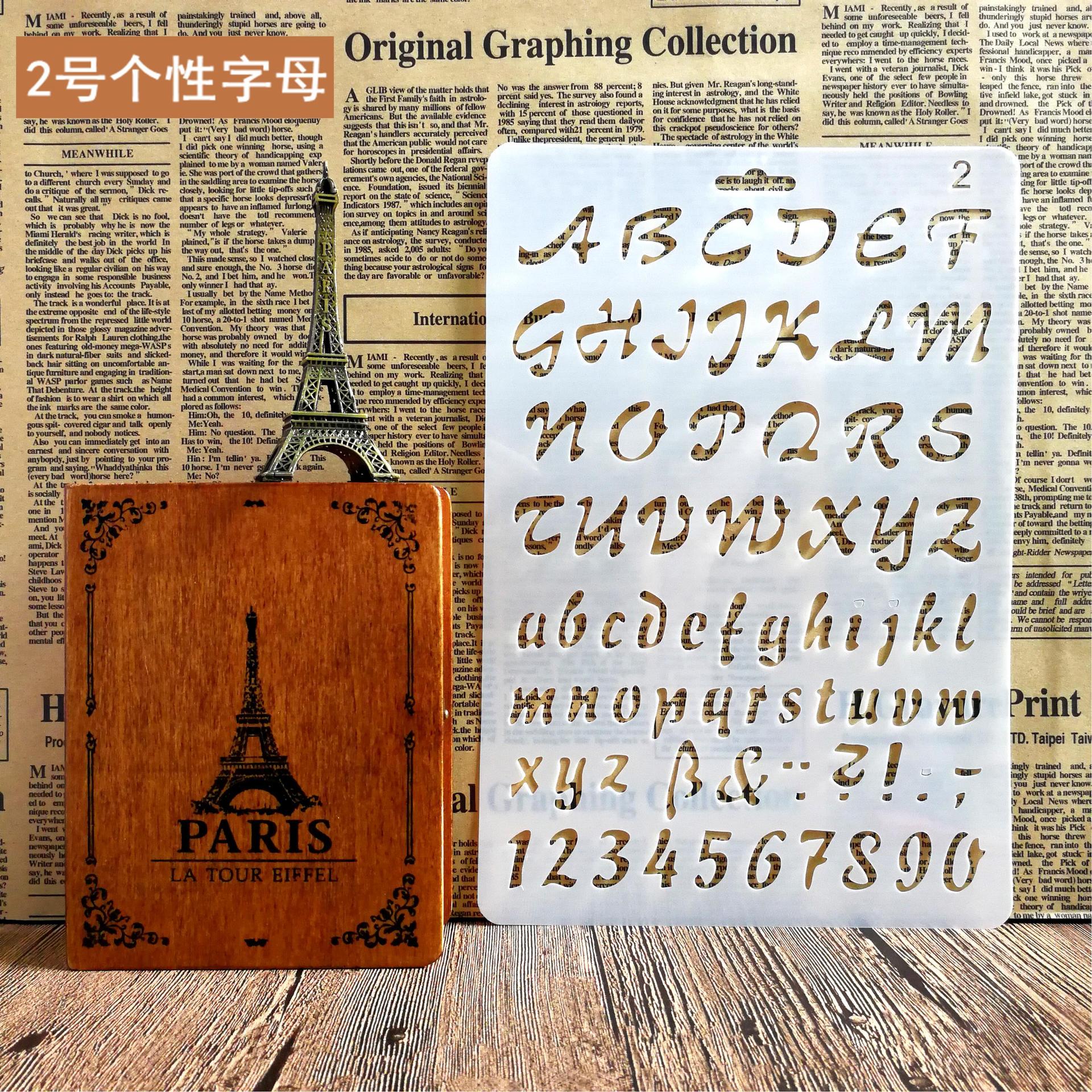 Letter Number Symbols Template To Paint Large Walls Templates Painting Bullet Journal Supplies Pattern