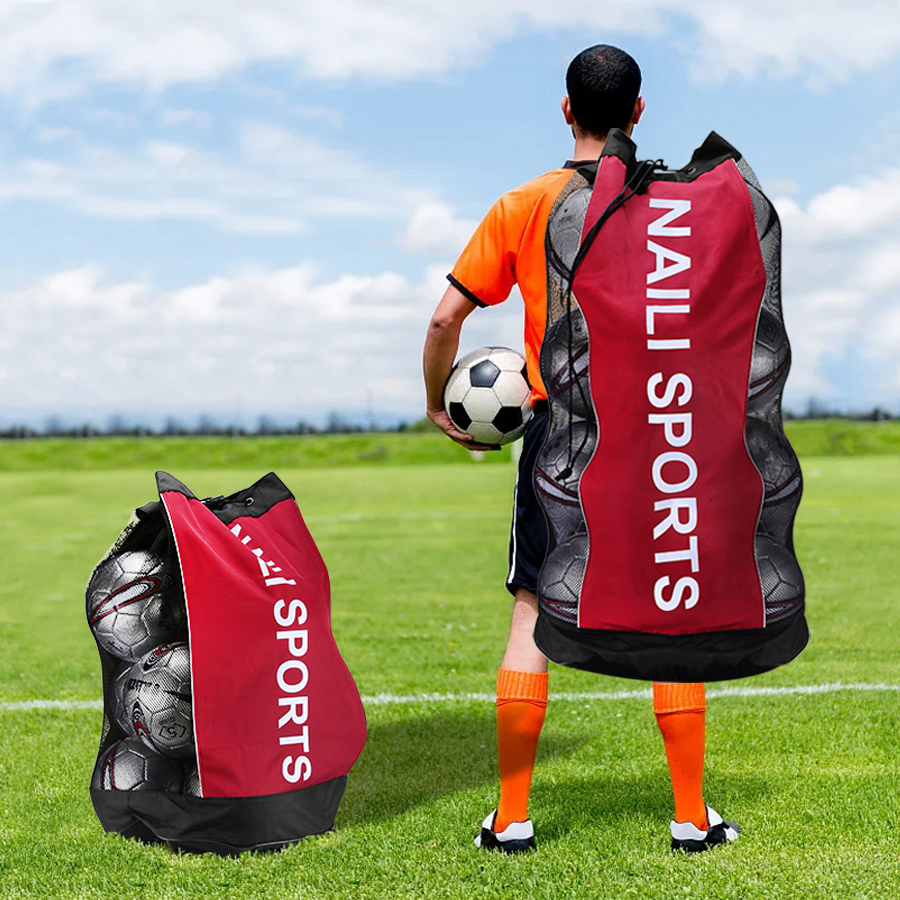 1pc Voetbal Basketbal Volleybal Opbergtas Grote Bal Tas Grote Capaciteit Mesh Zak